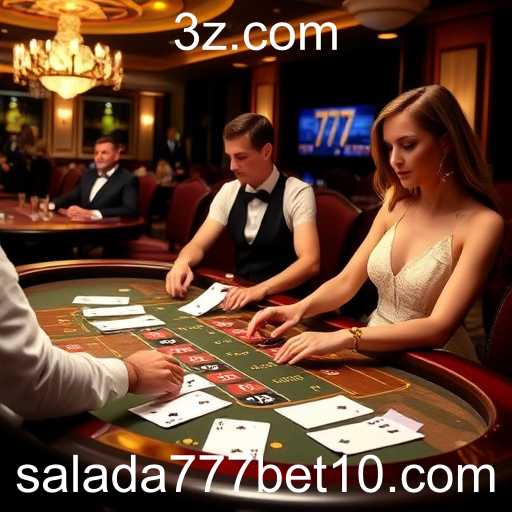Experiência Imersiva no Live Casino da Salada 777 Bet